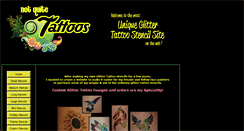 Desktop Screenshot of notquitetattoos.com
